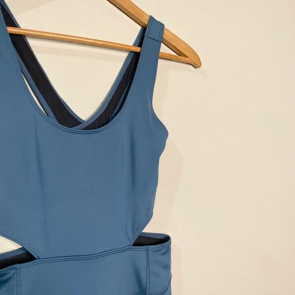 Free People FP Movement Back It Up Onesie in High Tide Blue - Picture 10 of 10